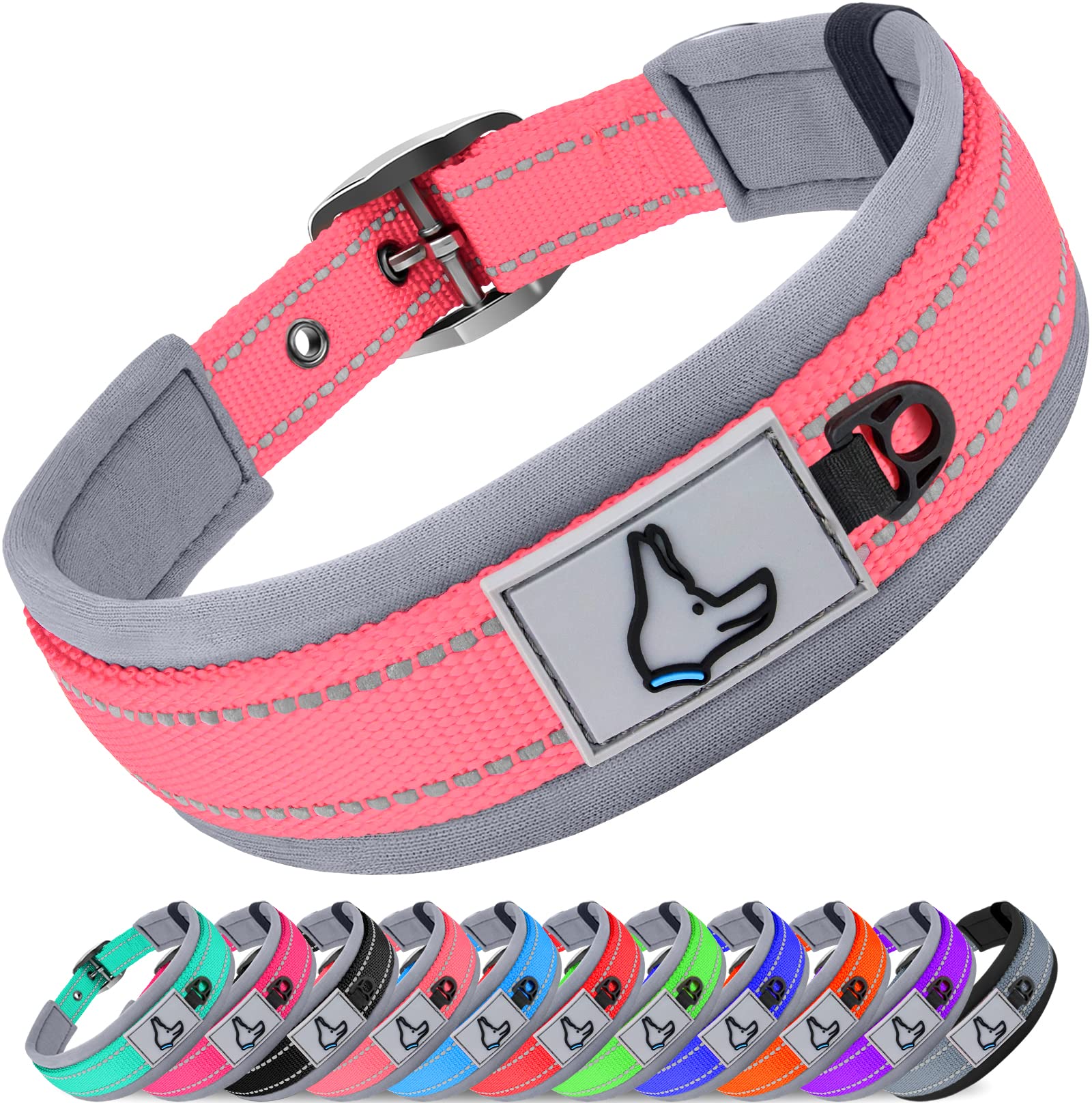 Foto 2 pulgar | Collar Para Perros Joytale Acolchado De Neopreno Para Perros Pequeños, 11 Colores - Venta Internacional.