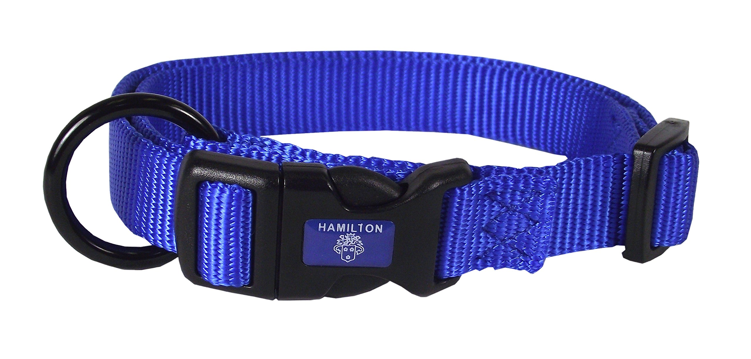 Foto 2 pulgar | Collar Para Perro Hamilton Ajustable De Nailon Azul 2,54 X 45-66 Cm - Venta Internacional.