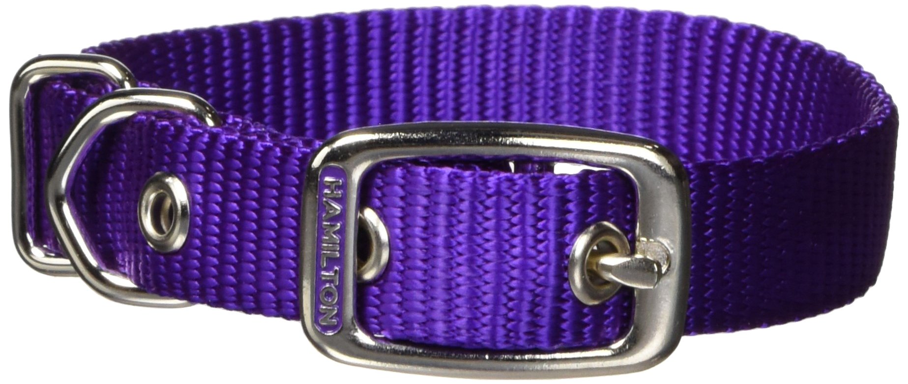 Foto 3 pulgar | Collar Para Perro Hamilton Deluxe De Nailon Morado 1,6 X 35-50 Cm - Venta Internacional.