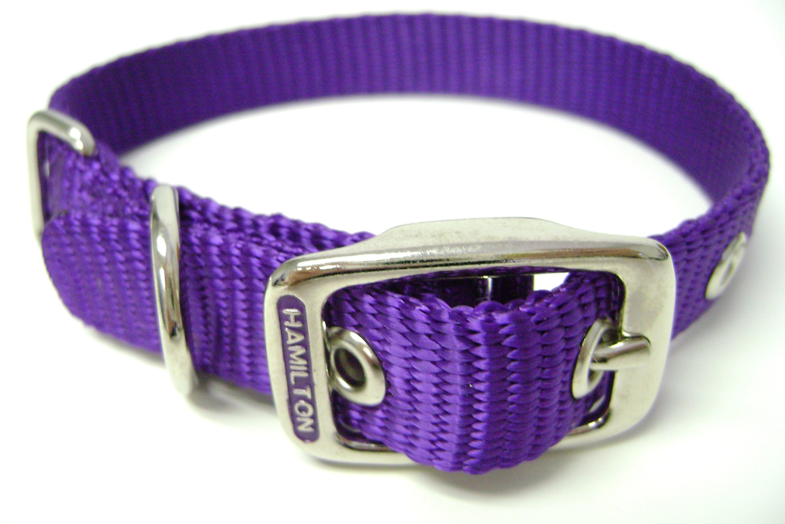 Foto 2 pulgar | Collar Para Perro Hamilton Deluxe De Nailon Morado 1,6 X 40 Cm - Venta Internacional.