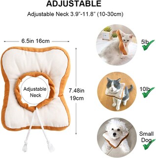 Foto 1 | Collar Cónico Ajustable Con Recuperación Suave Para Cuello De Gato De Menos De 30 Cm - Venta Internacional.