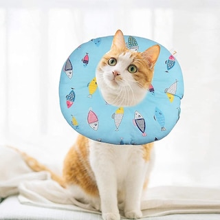 Foto 4 | Collar De Recuperación Para Gatos Huoguo, Tamaño Ajustable, Lavable - Venta Internacional.