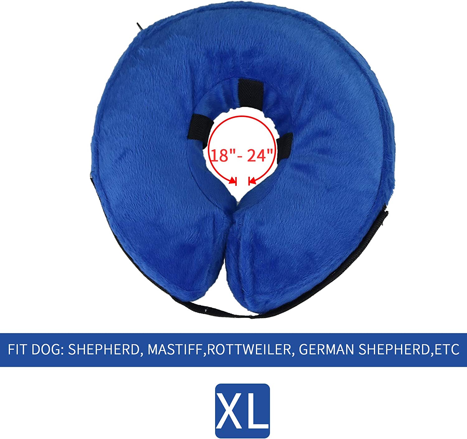 Collar Inflable De Recuperación En Forma De Cono Para Perros Huoguo Para Talla D Extra Grande - Venta Internacional.