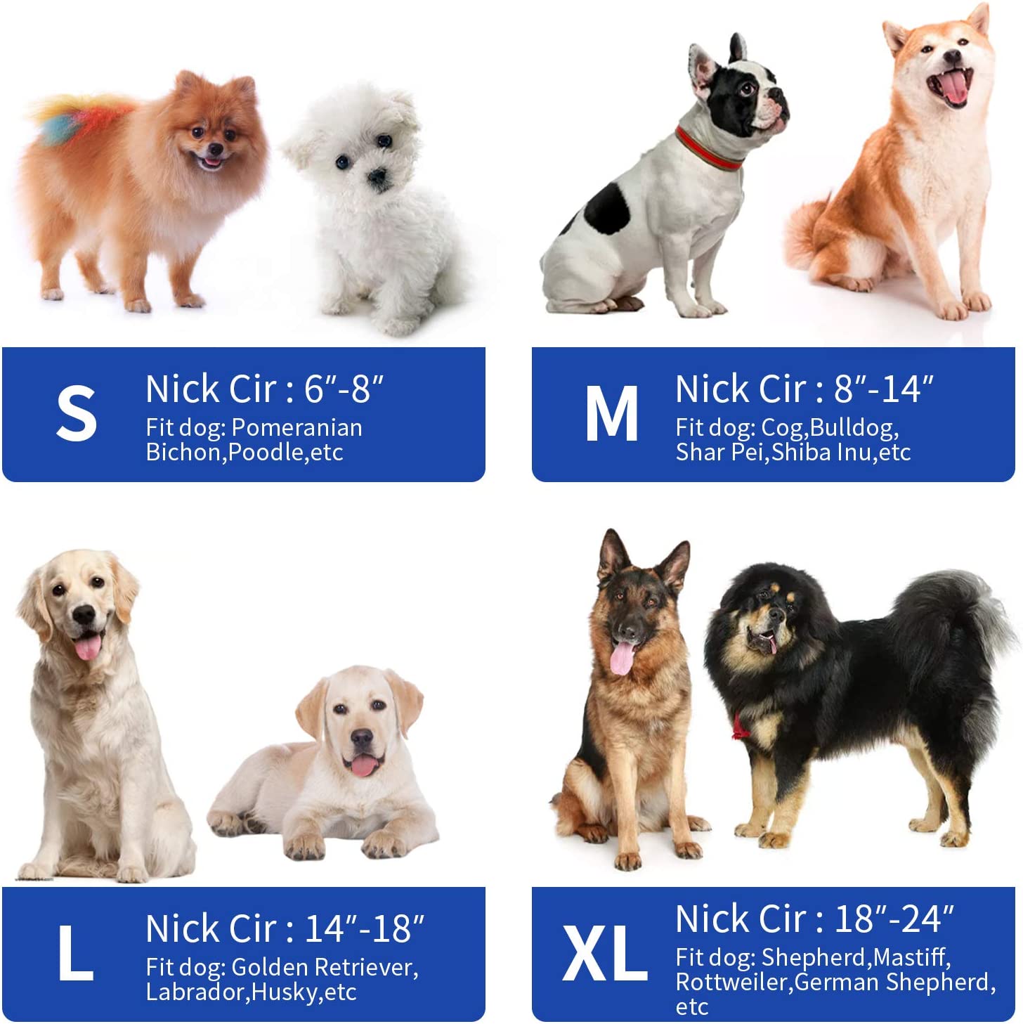 Foto 4 pulgar | Collar Inflable De Recuperación En Forma De Cono Para Perros Huoguo Para Talla D Extra Grande - Venta Internacional.