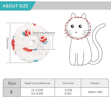 Foto 4 | Collar De Recuperación Huoguo Para Gatos, Ajustable, 2 Kg - Venta Internacional.