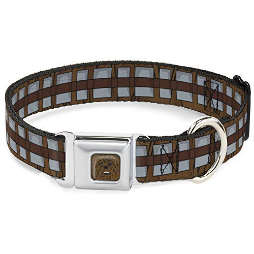 Collar Para Perro Star Wars Chewbacca Con Cinturón De Seguridad, Bandolera Gris - Venta Internacional.