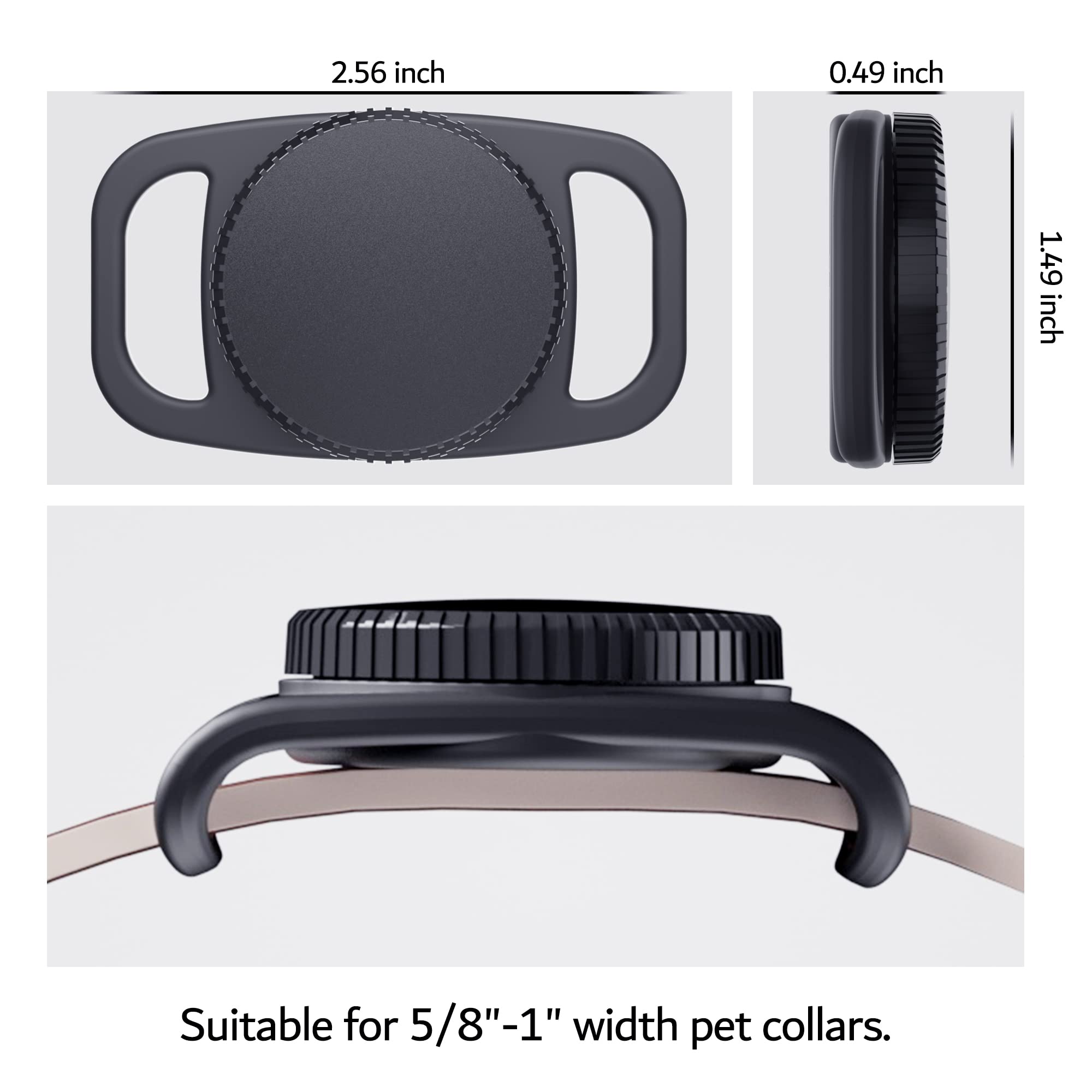 Foto 3 pulgar | Soporte Para Collares De Perro Airtag Pzoz A Prueba De Agua Para Apple (paquete De 2) - Venta Internacional.