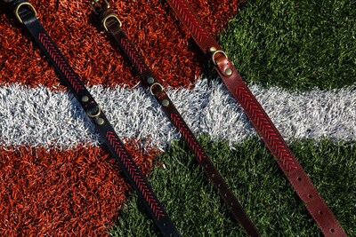 Foto 5 | Collar Para Perro Rawlings De Cuero Con Puntadas De Béisbol, Tamaño Pequeño, Negro - Venta Internacional.