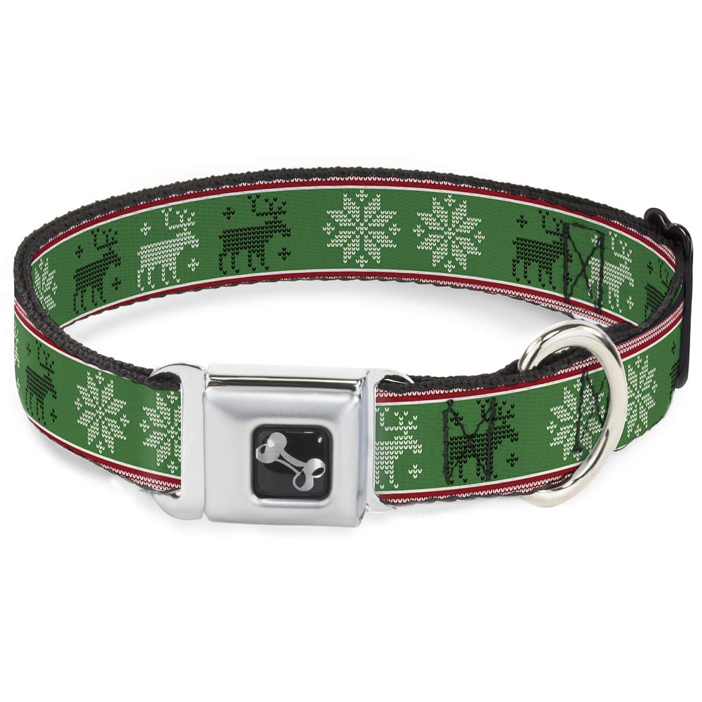 Foto 2 pulgar | Collar Para Perro Con Cierre De Hebilla, Punto Navideño, Diseño De Alce O Copos De Nieve - Venta Internacional.