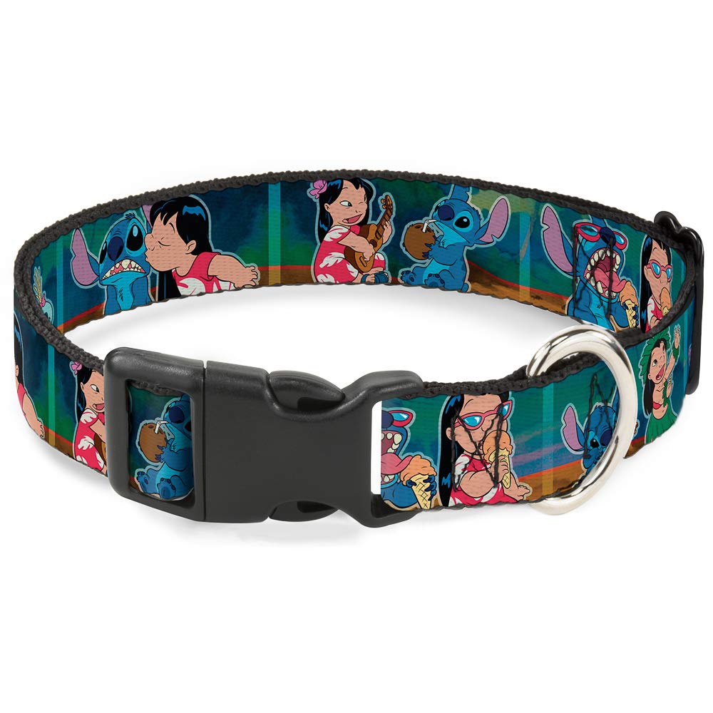 Foto 2 pulgar | Clip De Plástico Con Cierre De Hebilla Lilo & Stitch Para Perros Grandes - Venta Internacional.