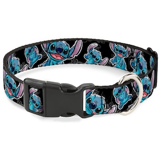 Foto 1 | Collar Para Perro Con Costuras Abrochadas, Diseño De Hibisco, Ancho L - Venta Internacional.