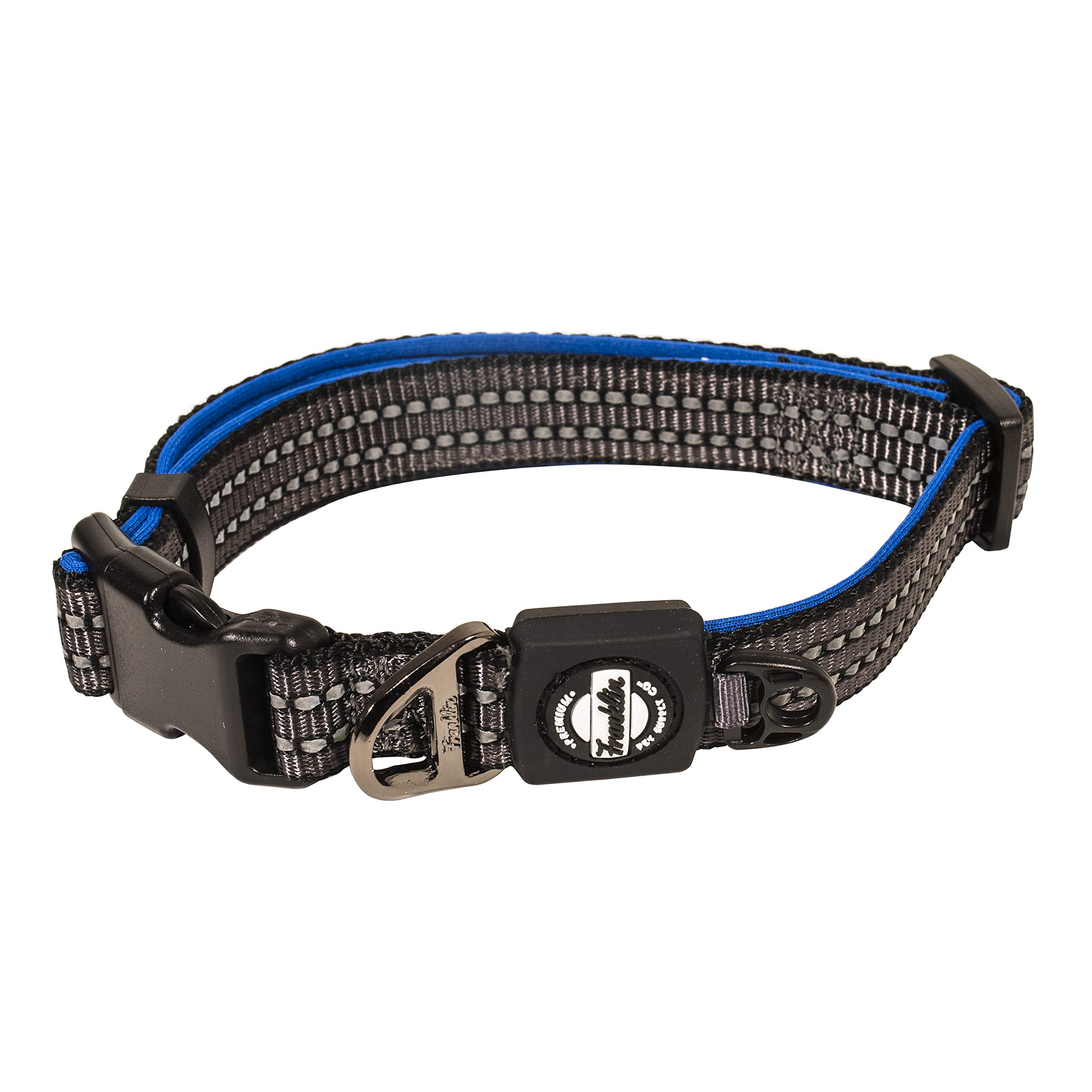 Foto 2 pulgar | Collar Para Perro Franklin Sports De Neopreno Reflectante Pequeño Azul - Venta Internacional