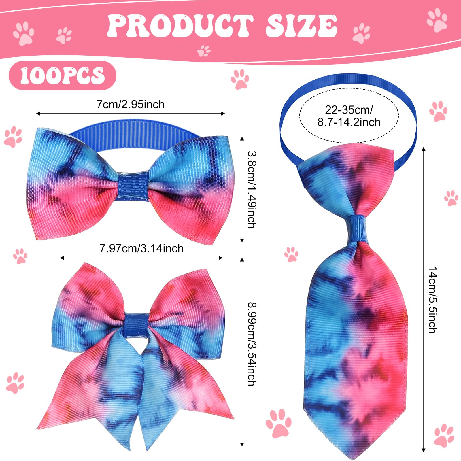 Foto 3 pulgar | Juego De Corbatas Para Perros Reginary, 100 Piezas, Para Perros Pequeños Y Medianos - Venta Internacional.