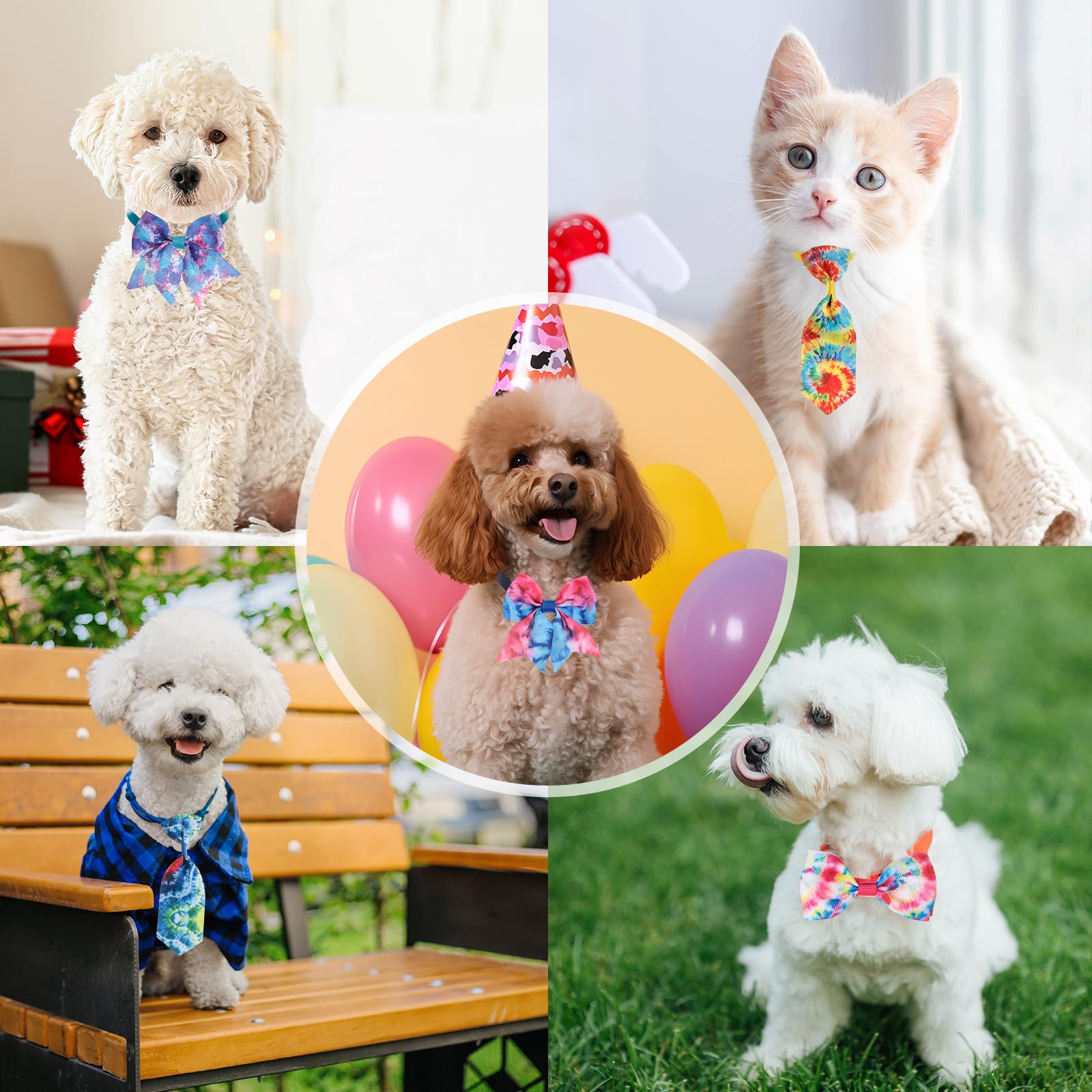 Foto 6 pulgar | Juego De Corbatas Para Perros Reginary, 100 Piezas, Para Perros Pequeños Y Medianos - Venta Internacional.