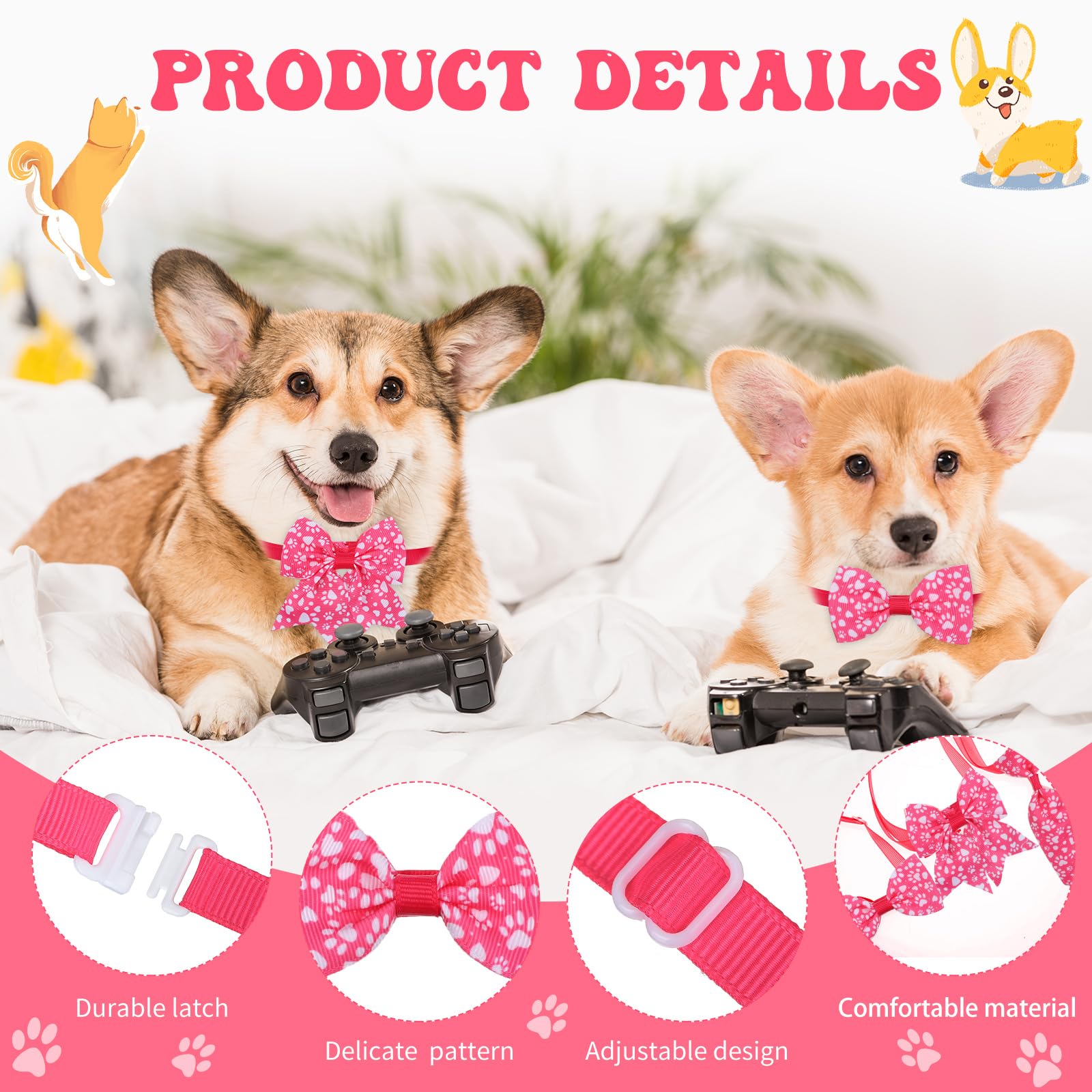 Foto 4 pulgar | Juego De Corbatas Para Perros Reginary, 100 Piezas, Para Perros Pequeños Y Medianos - Venta Internacional.