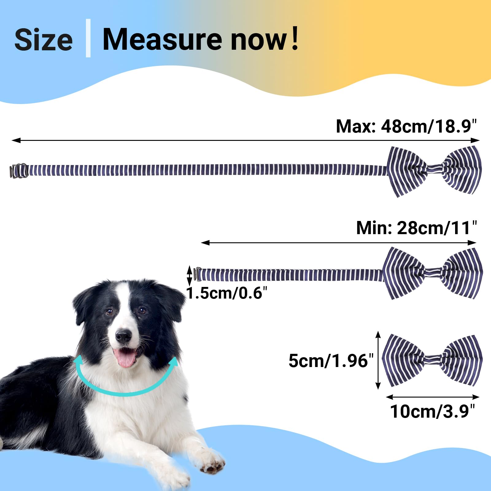 Foto 3 pulgar | Pajaritas Segarty Para Perros, 40 Unidades, Lazos Para El Cuello De Mascotas Con Cuello Ajustable - Venta Internacional.