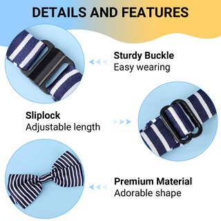 Foto 4 | Pajaritas Segarty Para Perros, 40 Unidades, Lazos Para El Cuello De Mascotas Con Cuello Ajustable - Venta Internacional.