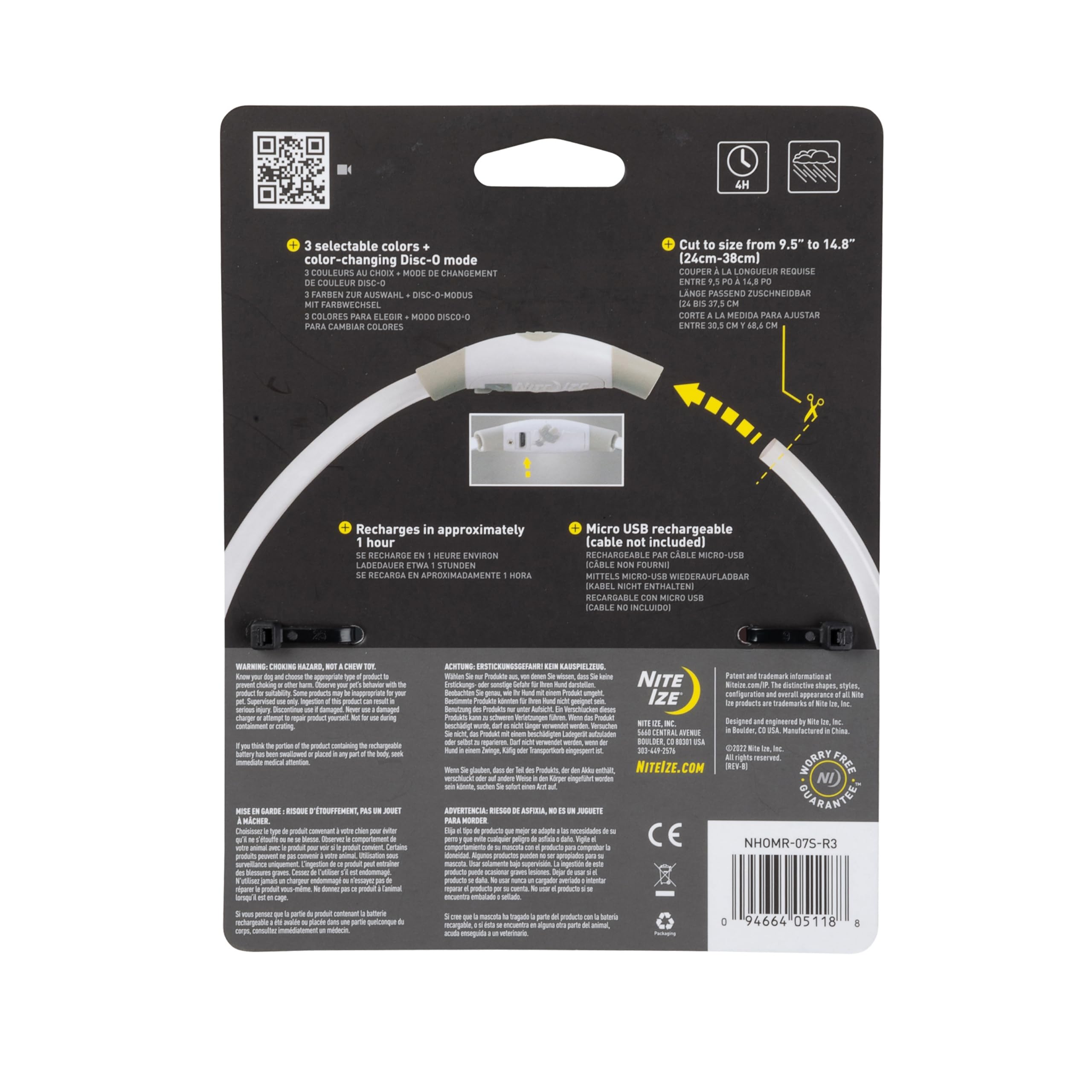 Foto 7 pulgar | Collar De Seguridad Led Nite Ize Nitehowl Mini Para Perros - Venta Internacional.