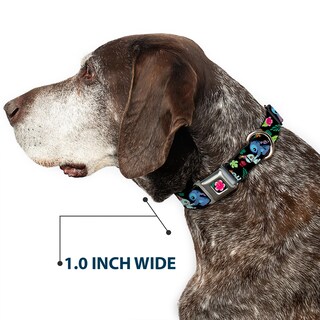 Foto 6 | Collar Para Mascotas Con Hebilla Disney Stitch Scrump Tropical Flora - Venta Internacional.
