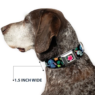Foto 7 | Collar Para Mascotas Con Hebilla Disney Stitch Scrump Tropical Flora - Venta Internacional.