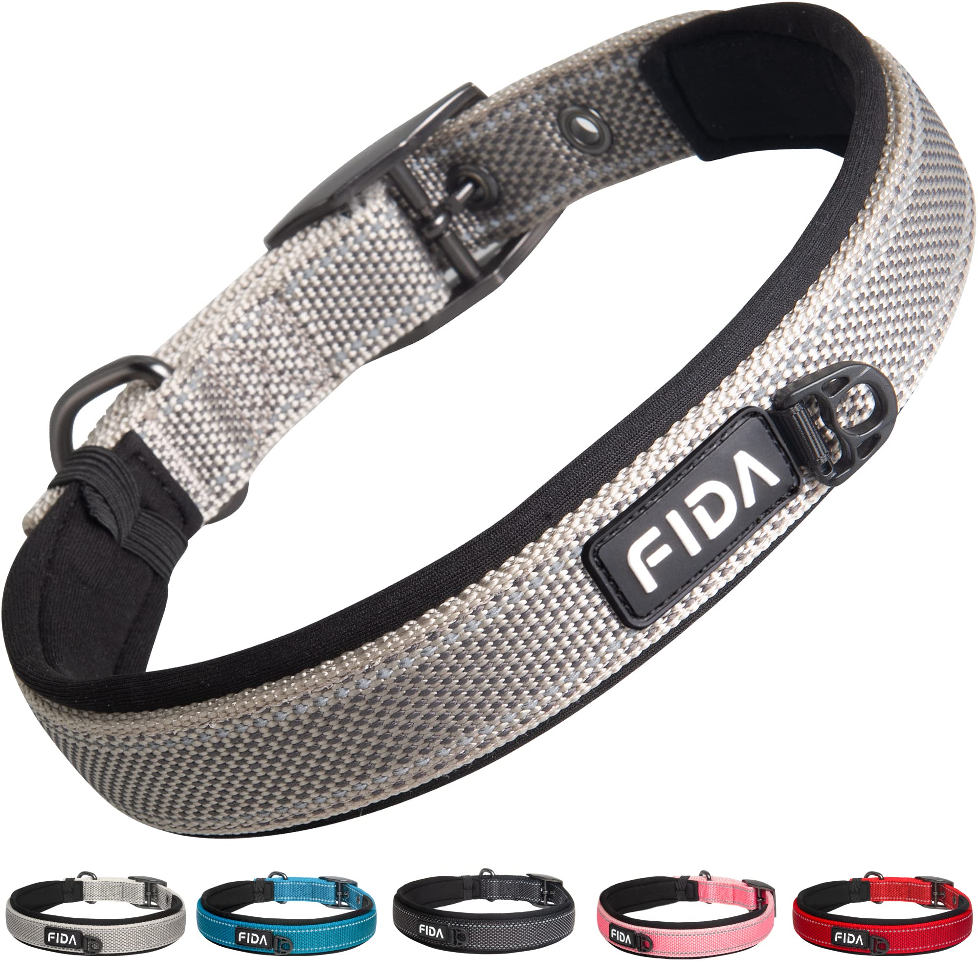 Foto 2 pulgar | Collar Para Perros Fida Heavy Duty, Acolchado De Neopreno, Para Razas Medianas - Venta Internacional.
