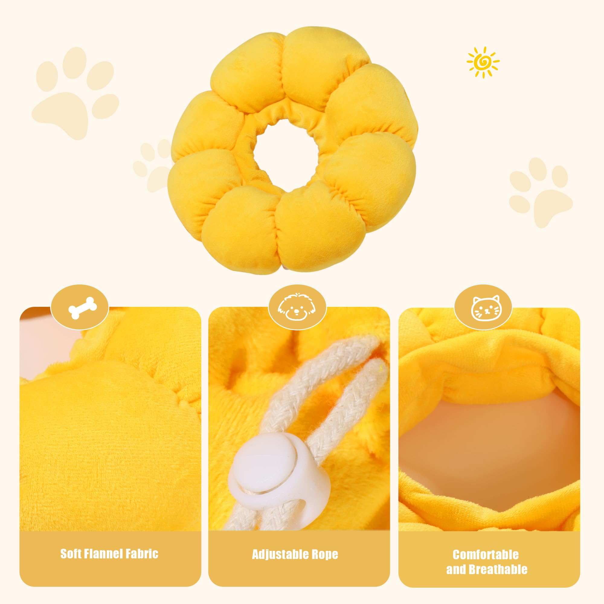 Foto 7 pulgar | Soft Dog Cone Hombys Para Perros Y Gatos Con Forma De Flor Xxxl - Venta Internacional.
