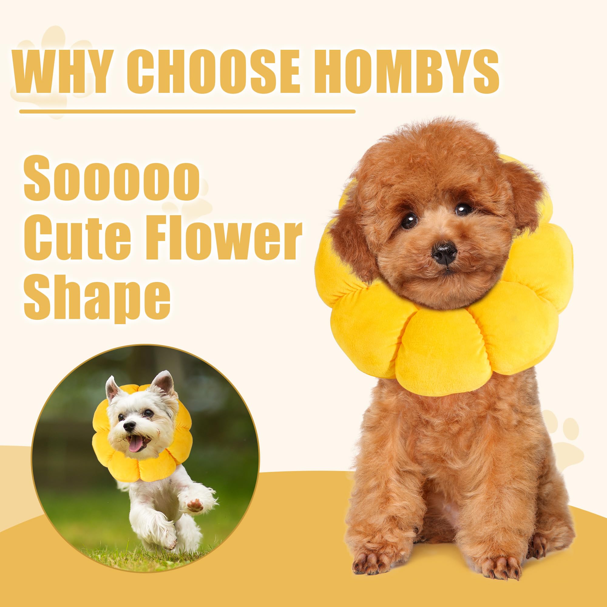 Foto 8 pulgar | Soft Dog Cone Hombys Para Perros Y Gatos Con Forma De Flor Xxxl - Venta Internacional.