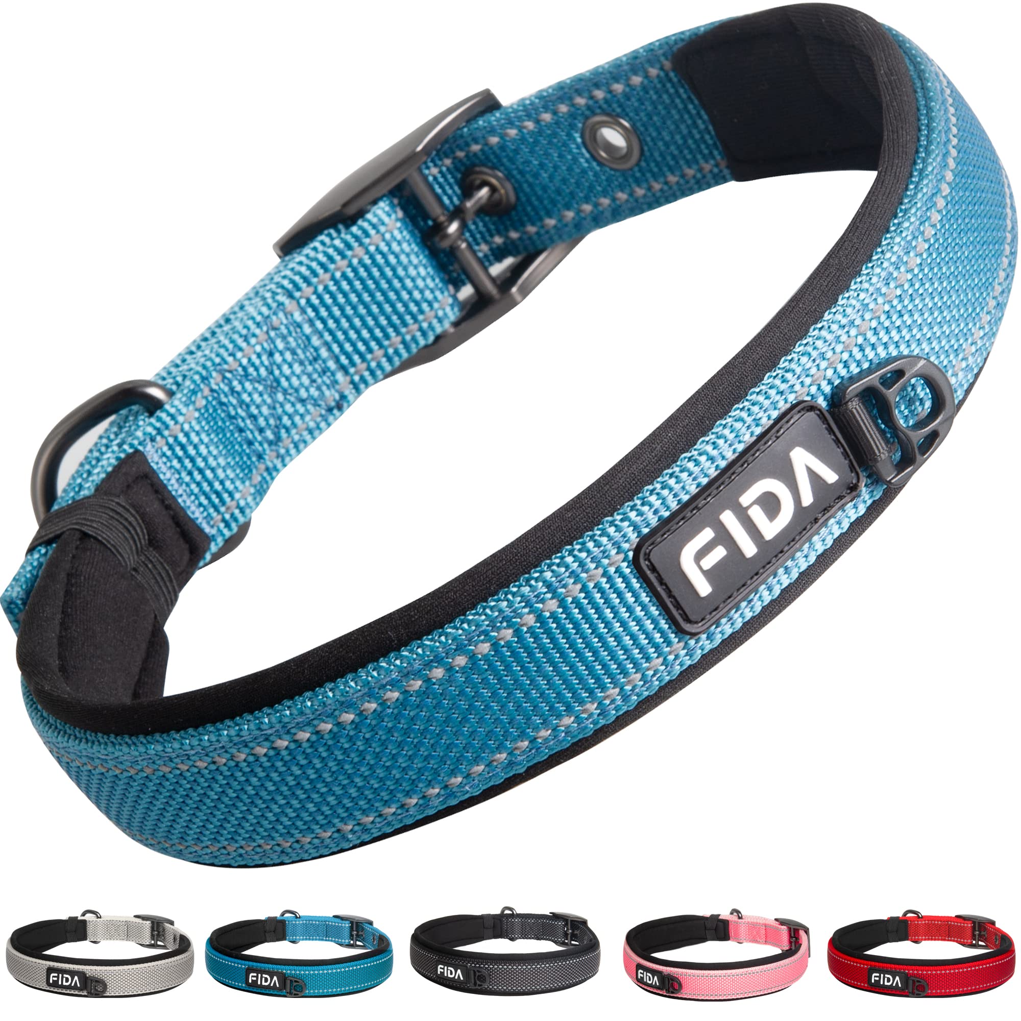 Foto 2 pulgar | Collar Para Perros Fida Heavy Duty, Acolchado De Neopreno, Para Razas Medianas - Venta Internacional.