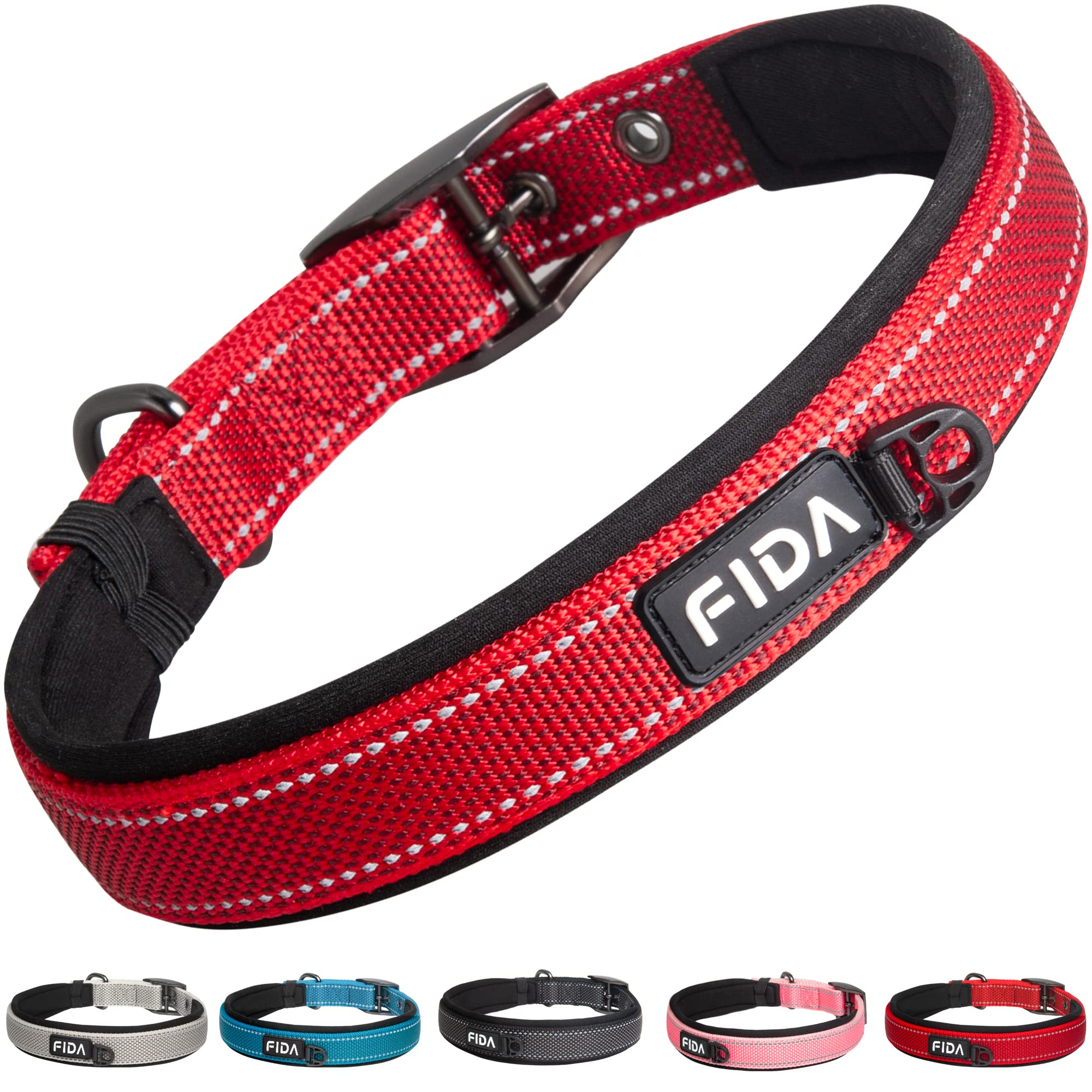 Foto 2 pulgar | Collar Para Perro Fida Heavy Duty, Ultracómodo, Acolchado De Neopreno - Venta Internacional.