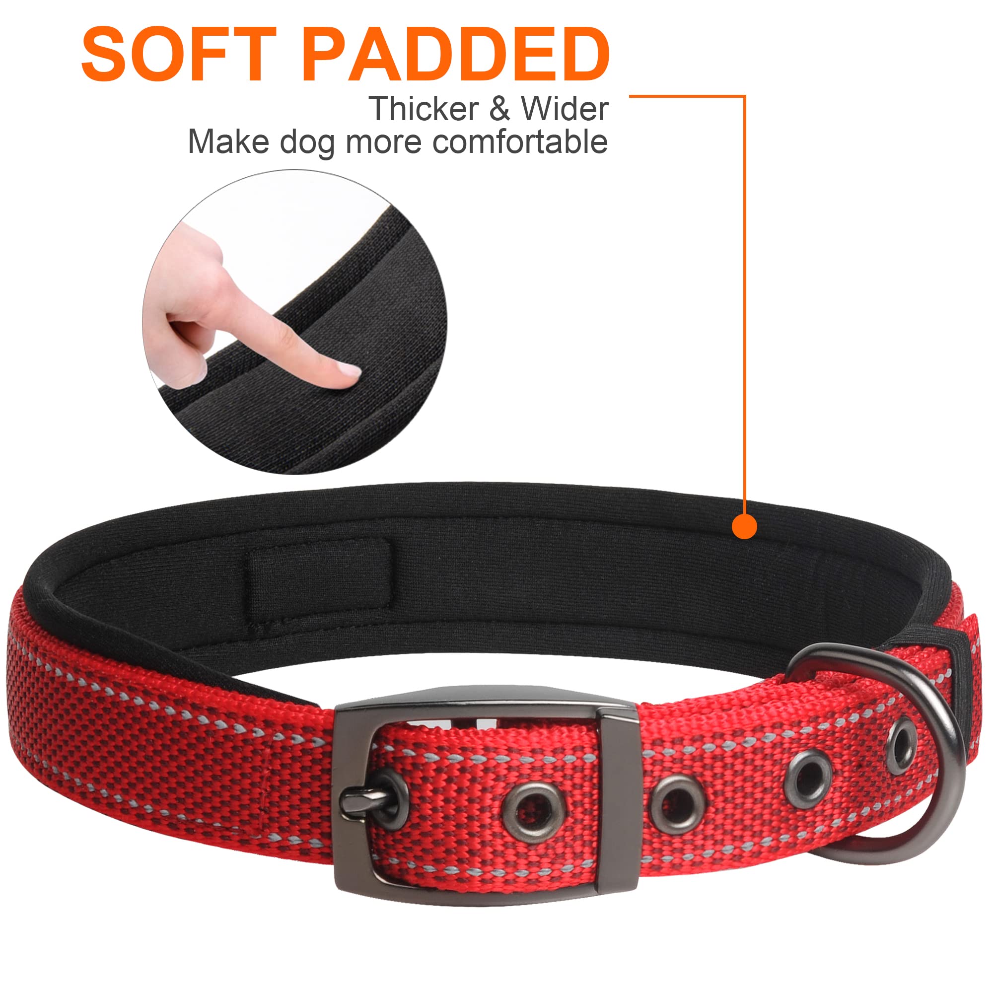 Foto 5 pulgar | Collar Para Perro Fida Heavy Duty, Ultracómodo, Acolchado De Neopreno - Venta Internacional.