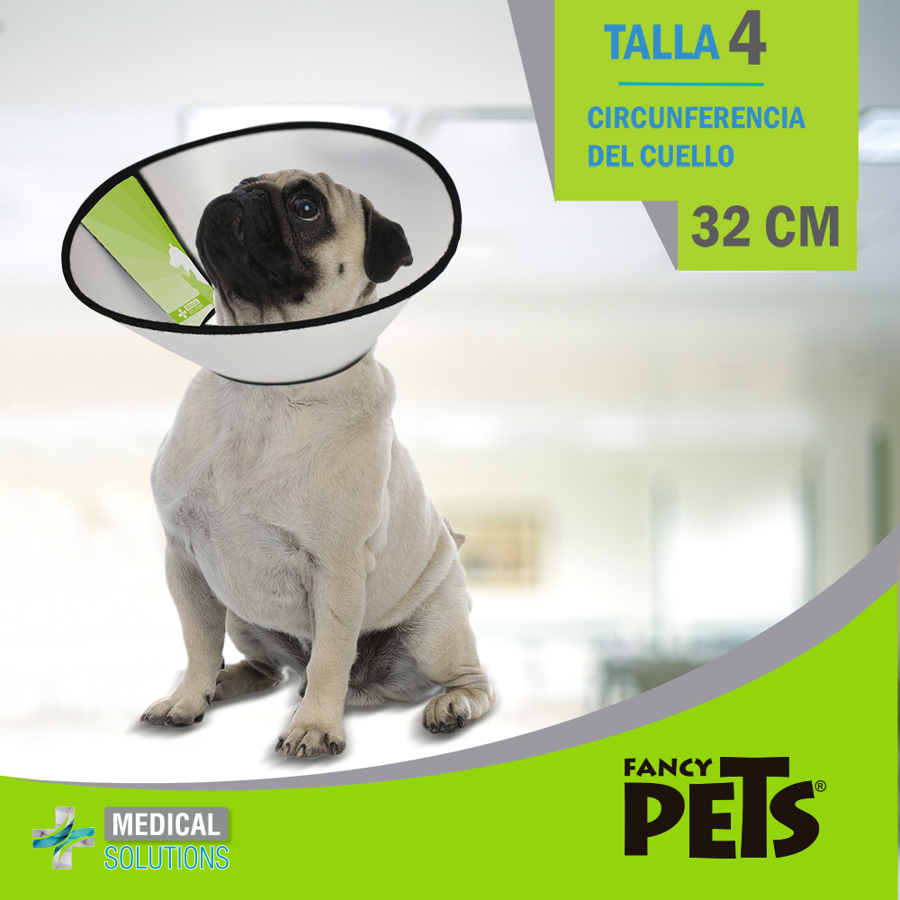 Foto 5 pulgar | Medical Solutions Collar Isabelino Para Perro Talla 4 Con 32 Centímetros
