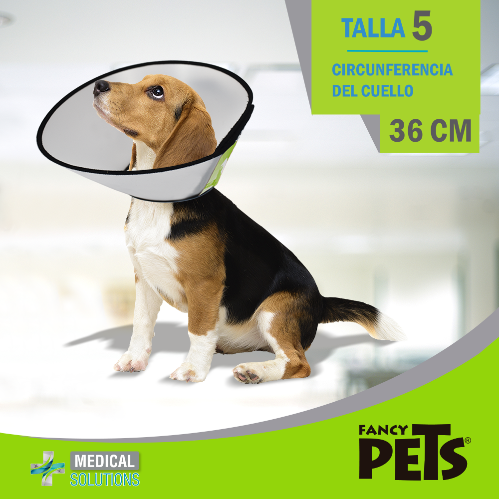 Foto 5 pulgar | Medical Solutions Collar Isabelino Para Perro Talla 5 Con 36 Centímetros