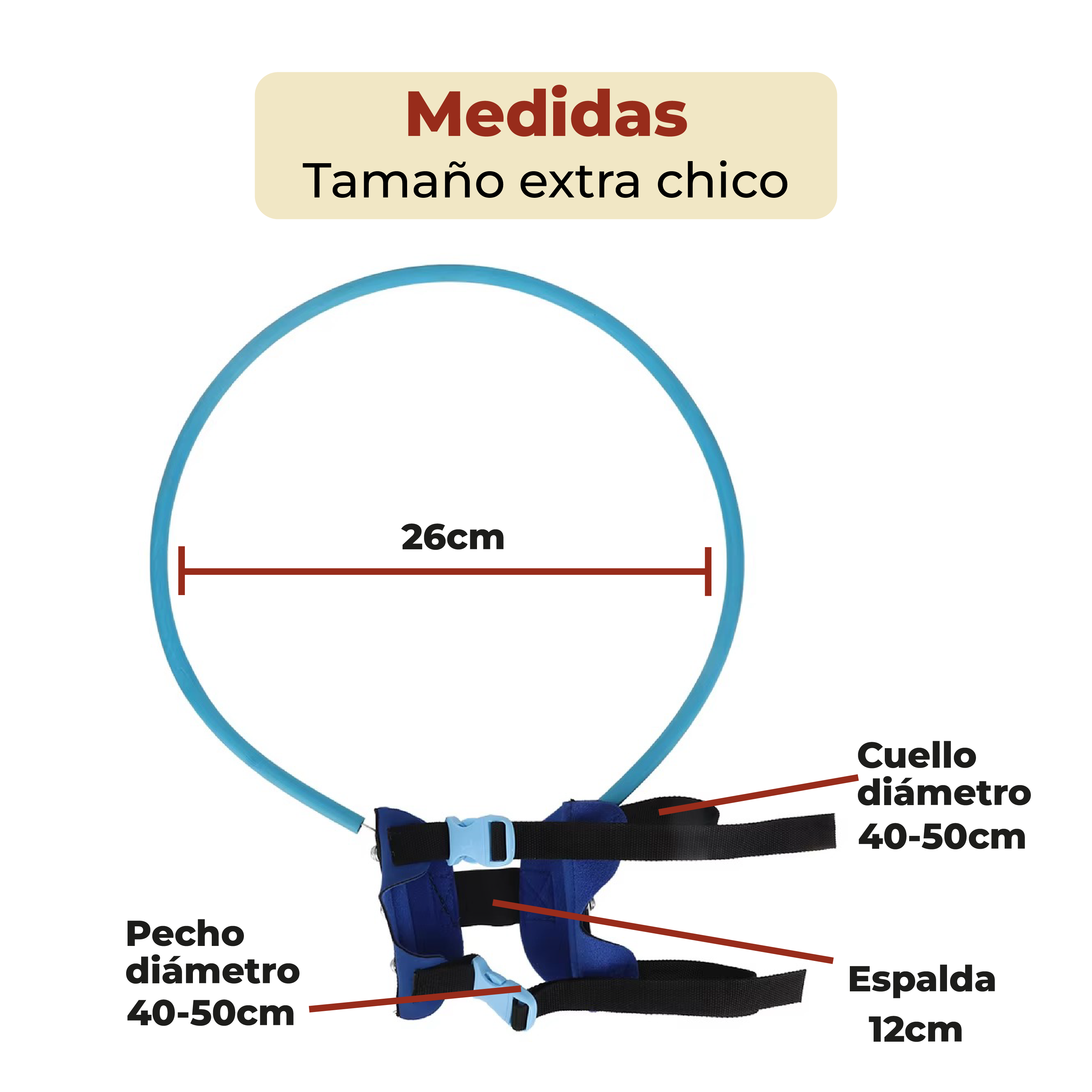 Foto 7 pulgar | Arnés Anticolisión Protector Para Perros Ciegos Talla Xs