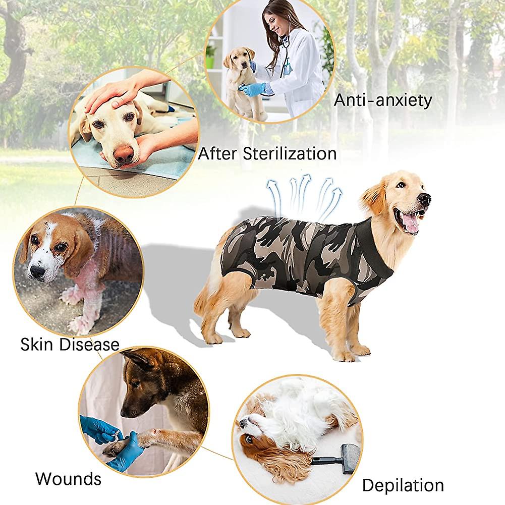 Foto 4 pulgar | Traje De Recuperación Quirúrgica Para Perros Huoguo Anti-lick Xs-3xl - Venta Internacional.