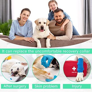 Foto 5 | Mono Para Perros Ettane, Traje De Recuperación Después De La Cirugía, Azul, Talla Xl - Venta Internacional.