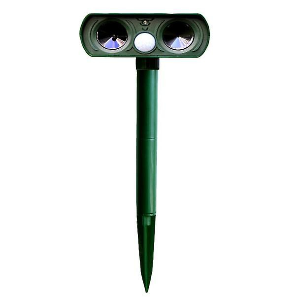 Foto 3 pulgar | Repelente De Animales Huoguo Recarga Solar Ultrasónica Verde - Venta Internacional.