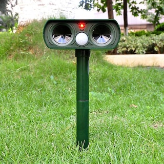 Foto 4 | Repelente De Animales Huoguo Recarga Solar Ultrasónica Verde - Venta Internacional.