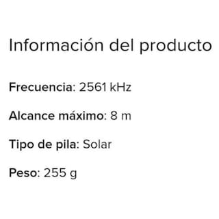 Foto 3 | Sensor Repelente Para Animales Solares Miki Imports - Venta Internacional.