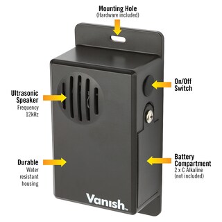 Foto 2 | El Repelente De Plagas Portátil Vanish Utiliza El Sonido Para Mantener Alejadas A Las Plagas - Venta Internacional.