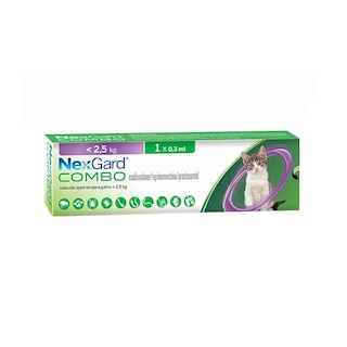 Foto 1 | Nexgard Combo Pipeta Antiparasitaria Interna Y Externa Para Gato, 0.8 A 2.5 Kg