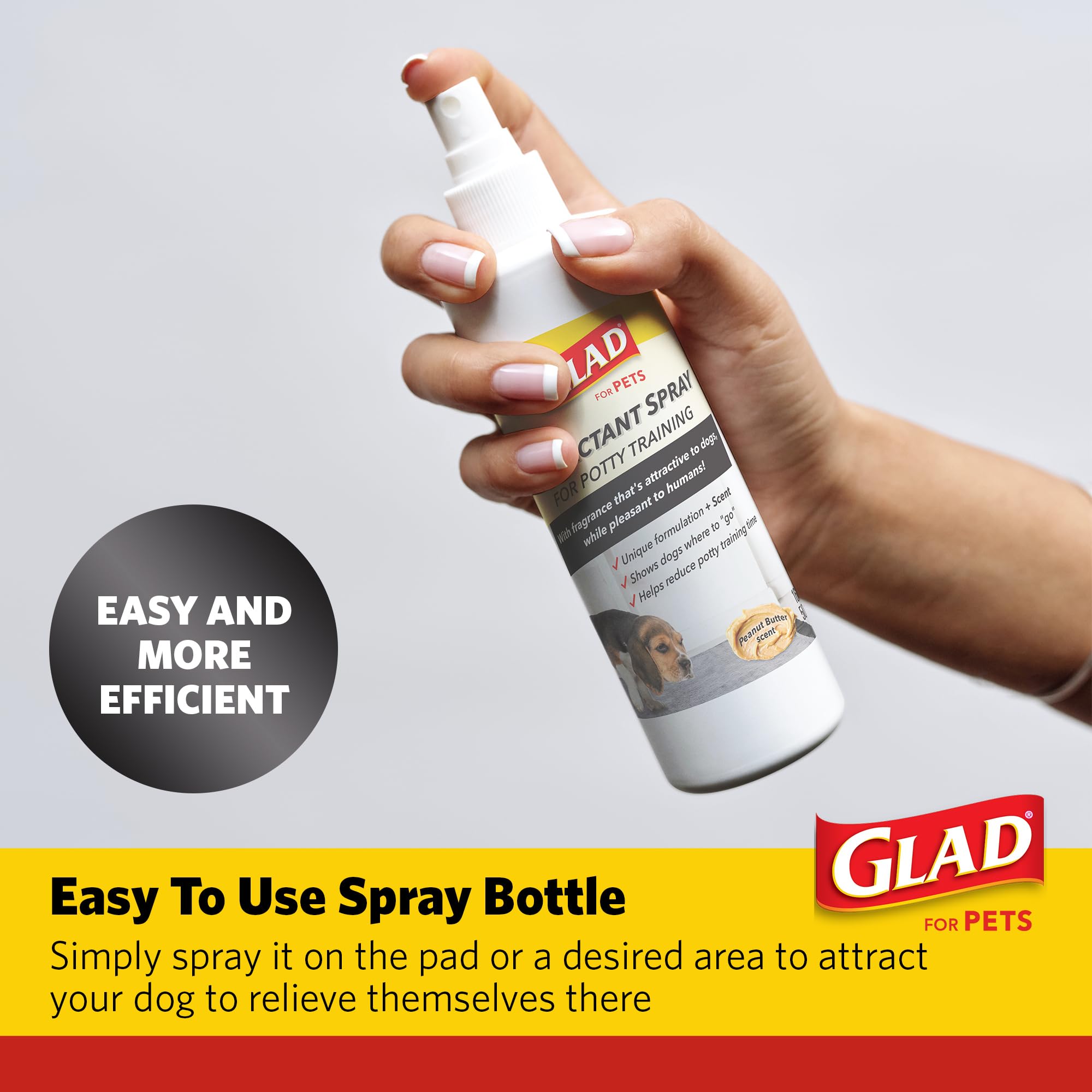 Foto 4 pulgar | Spray De Entrenamiento Para Ir Al Baño Glad For Pets, Atrayente, 473 Ml, Cacahuete - Venta Internacional.