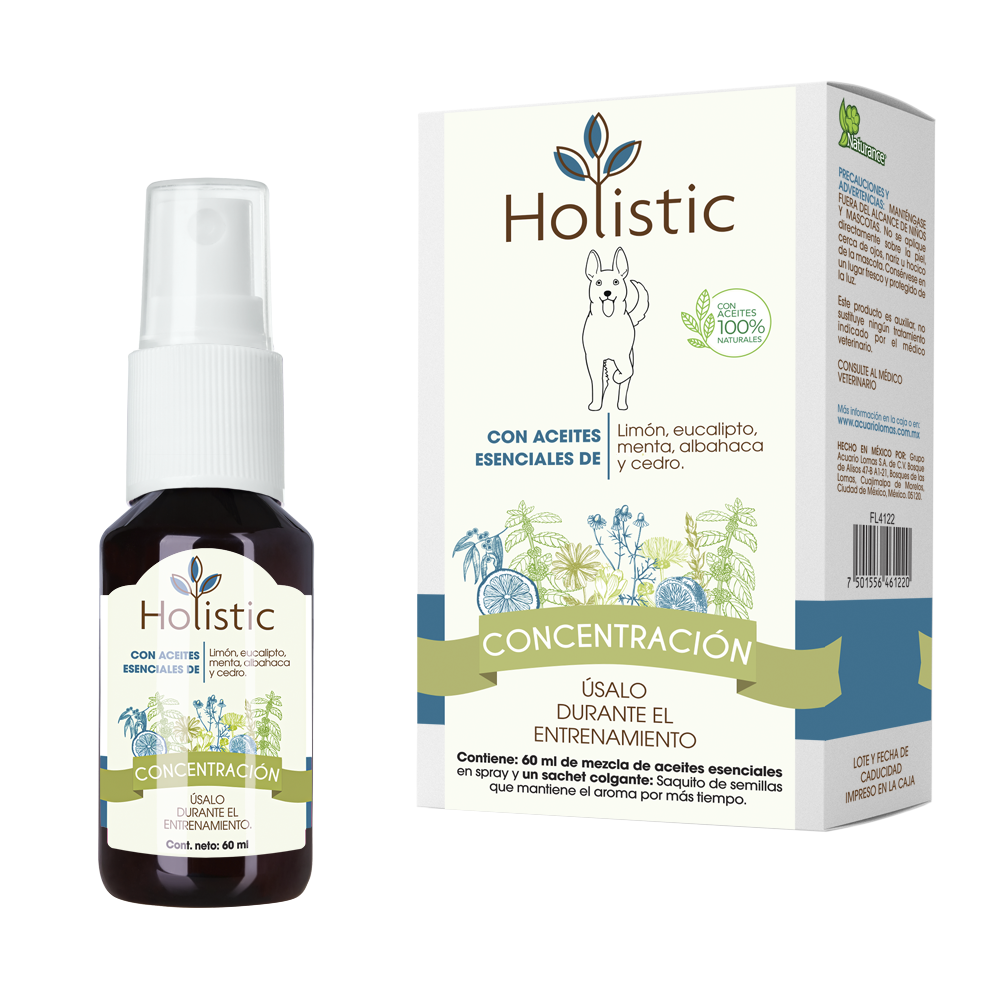 Foto 5 | Naturance Holistic Kit De Aromaterapia De Concentración Para Perro Con 60 Mililítros