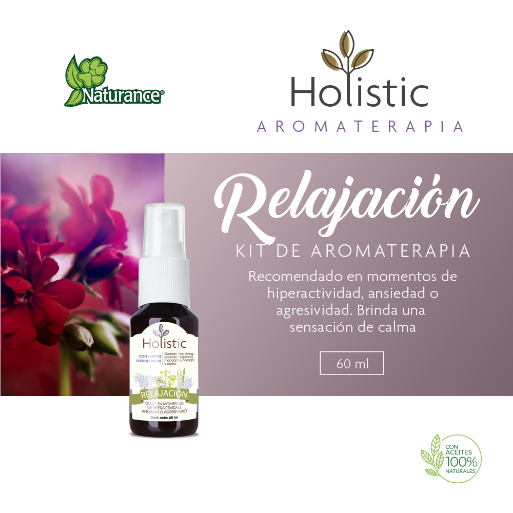 Foto 3 | Naturance Holistic Kit De Aromaterapia De Relajación Para Perro Con 60 Mililítros