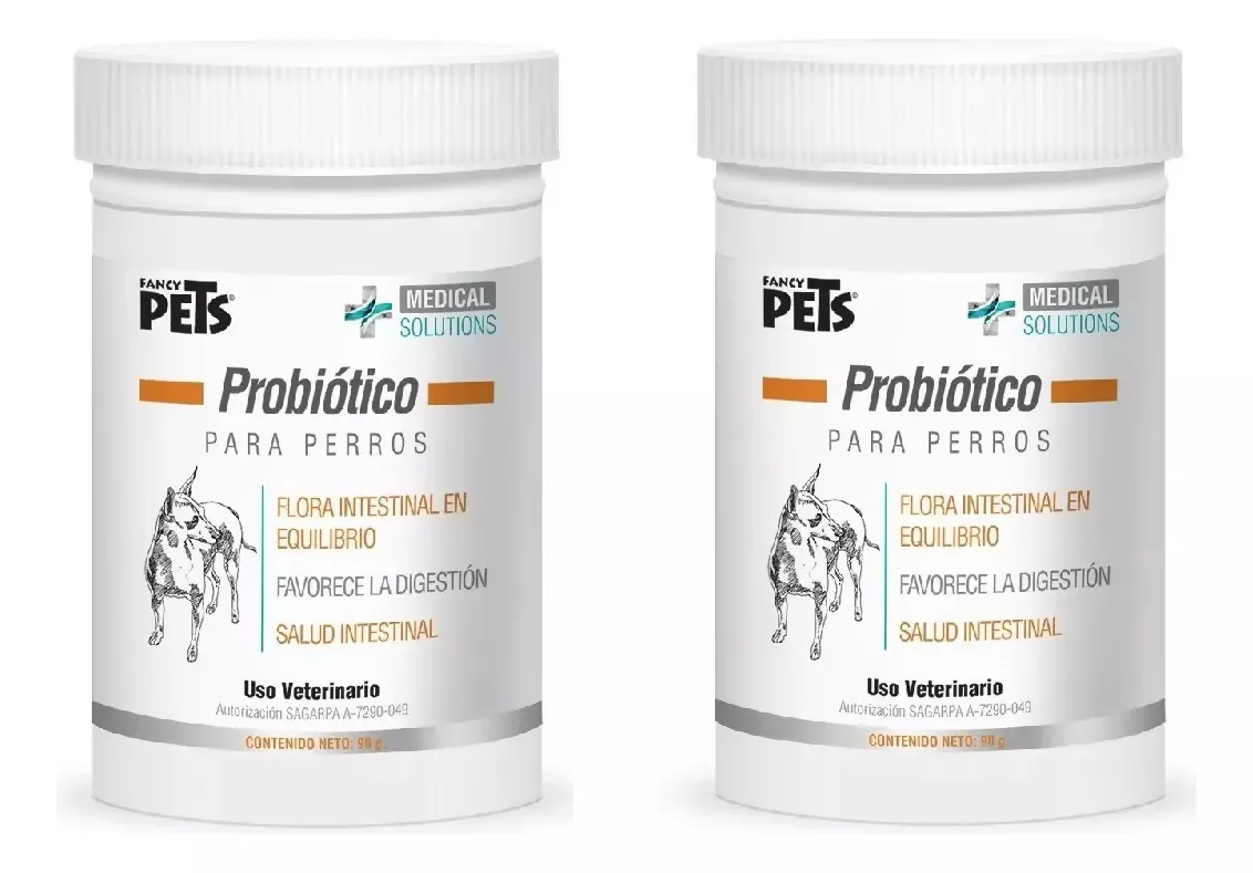 Probiótico Para Perros En Polvo 90g 2 Piezas