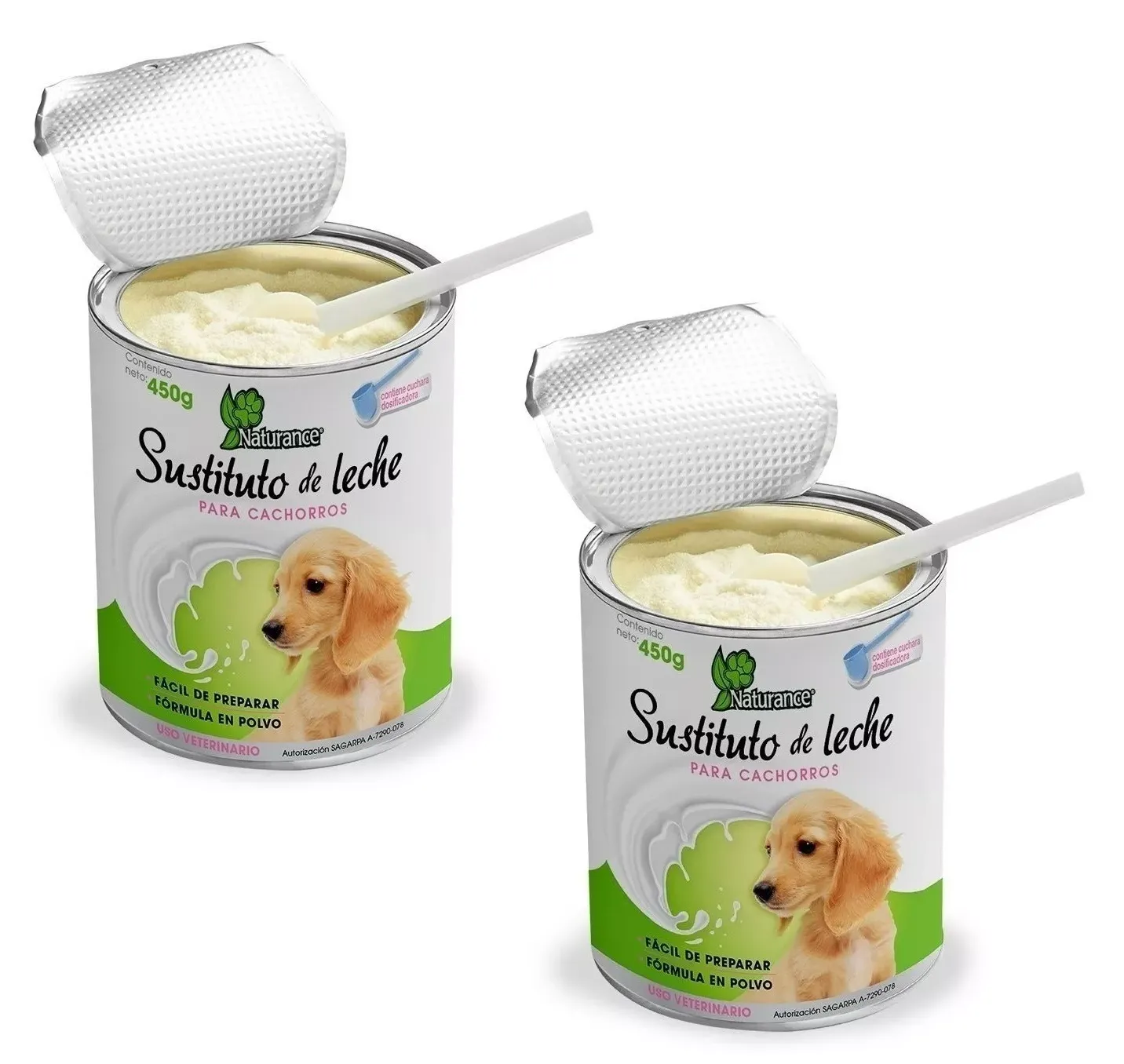 Sustituto Formula Leche En Polvo Para Cachorros Perros 450g