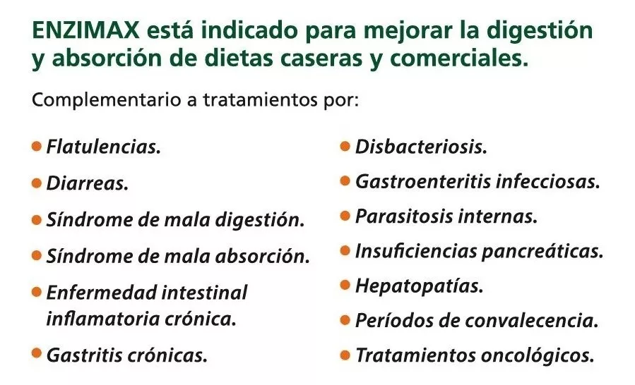 Foto 4 pulgar | Enzimax Holliday 20 Tabs Enzimas Digestivas Perro Gato