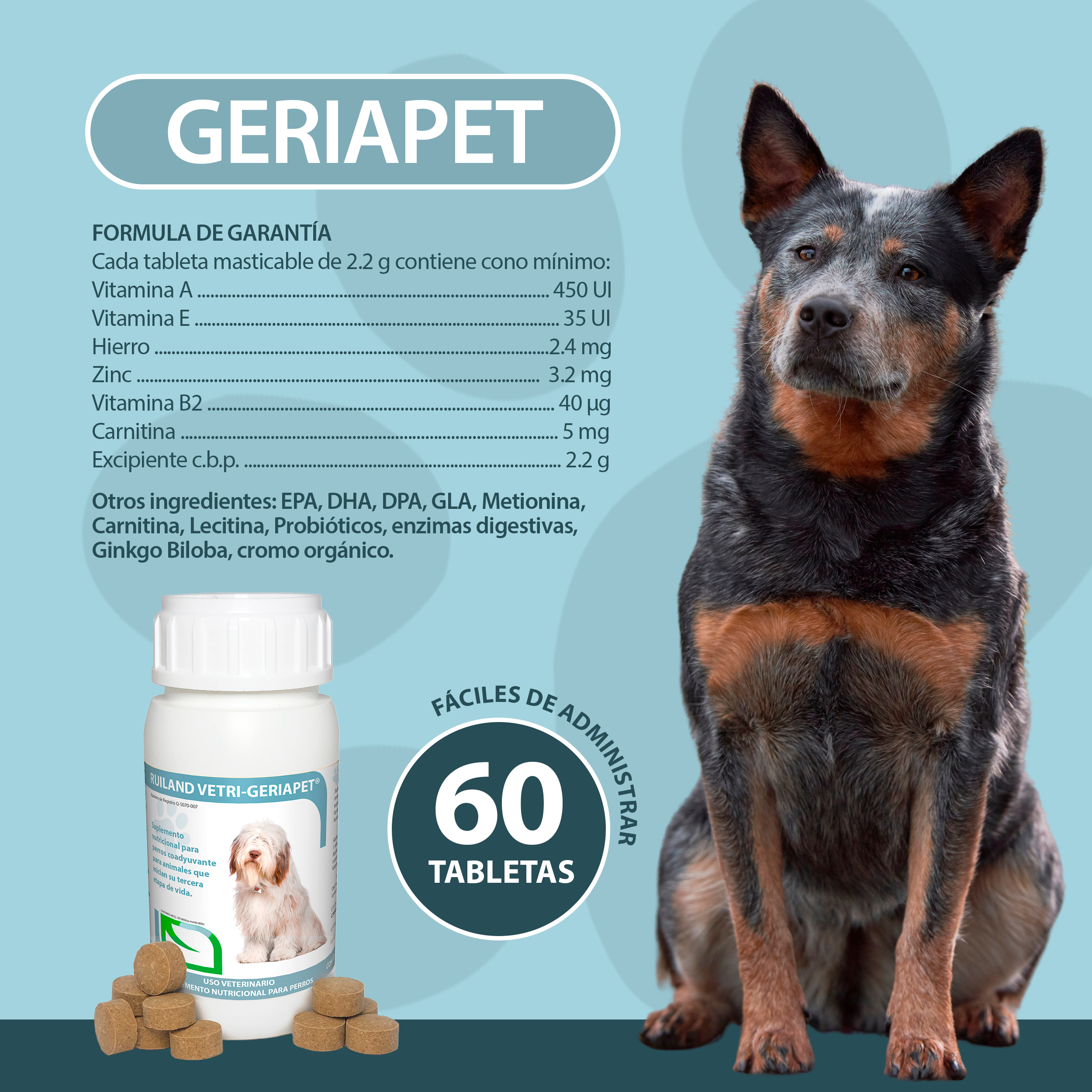 Foto 6 pulgar | Geriapet 60