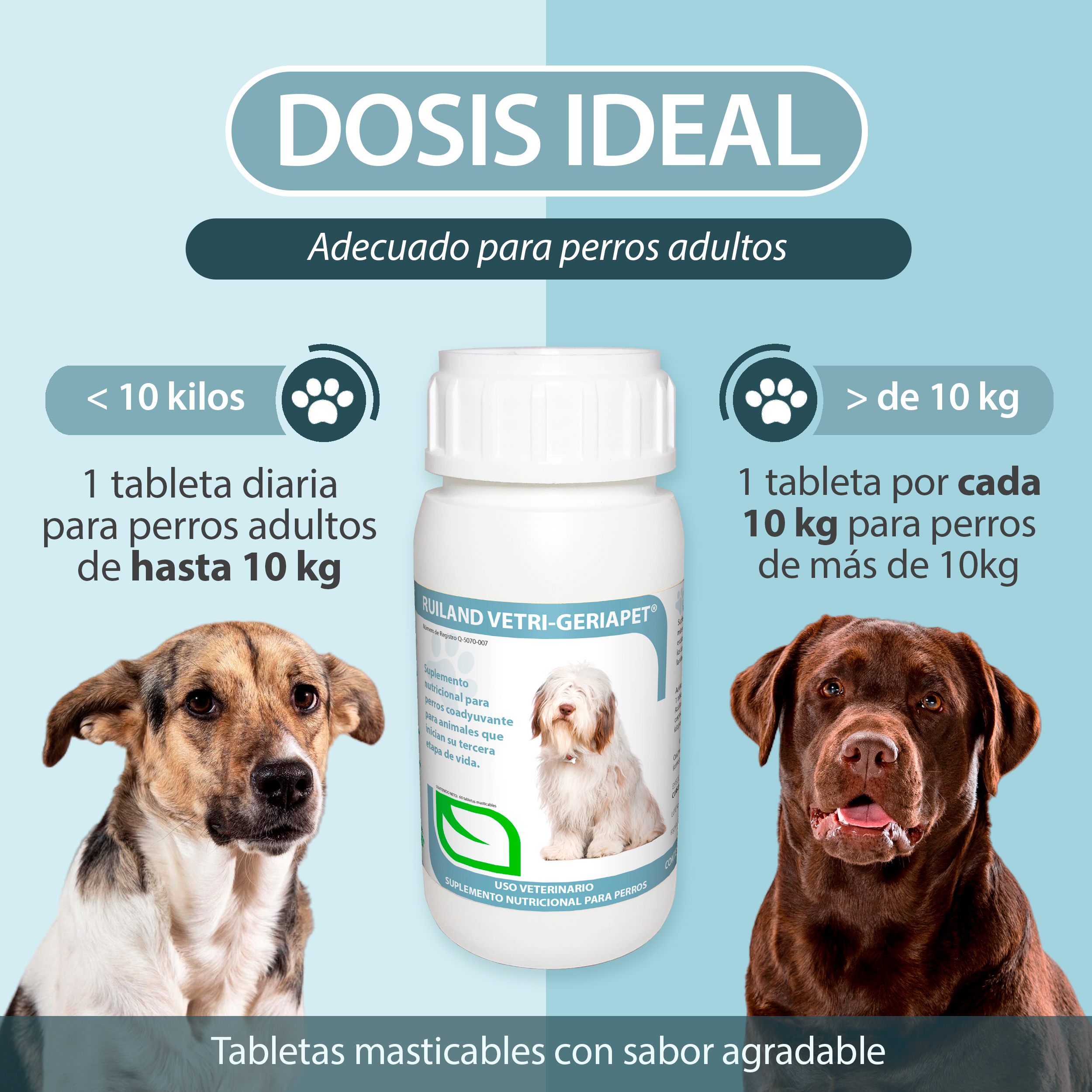 Foto 5 pulgar | Suplemento para Perro Geriapet Combo 120
