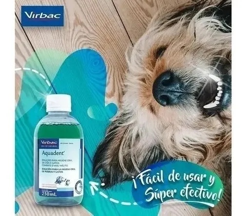 Foto 3 | Solución Oral Virbac Aquadent 250 ml para Cuidado Dental de Perros y Gatos