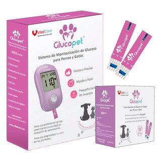 Foto 1 | Kit Glucómetro Veterinario Glucopet + 50 Tiras Reactivas | Exclusivo Para Perros Y Gatos